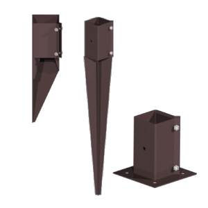 Bolt Downs, Repair Spurs, Drive in Post Supports and Post Extenders