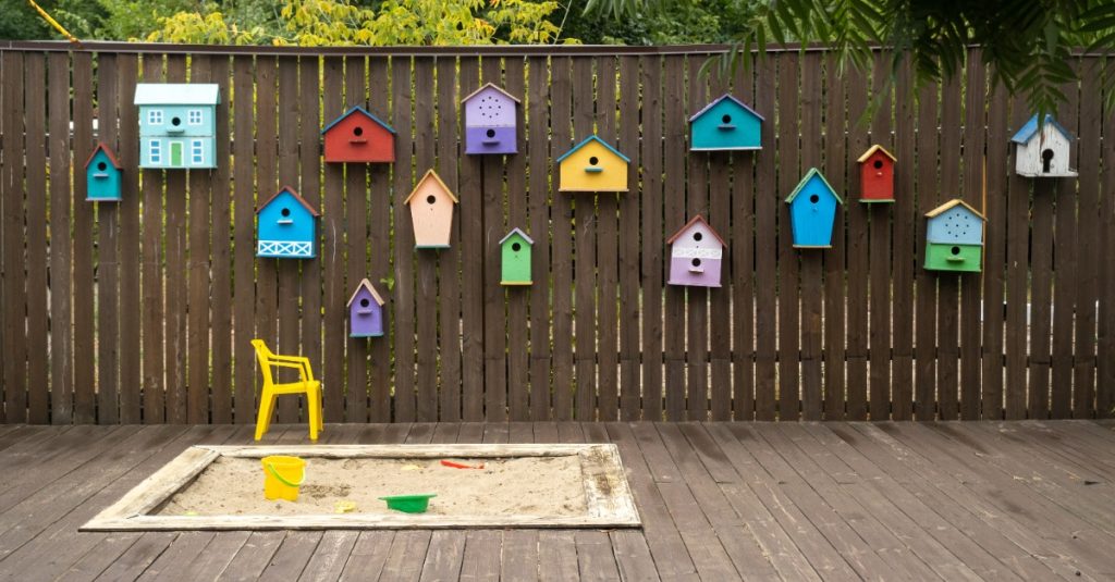 birdhouse fence