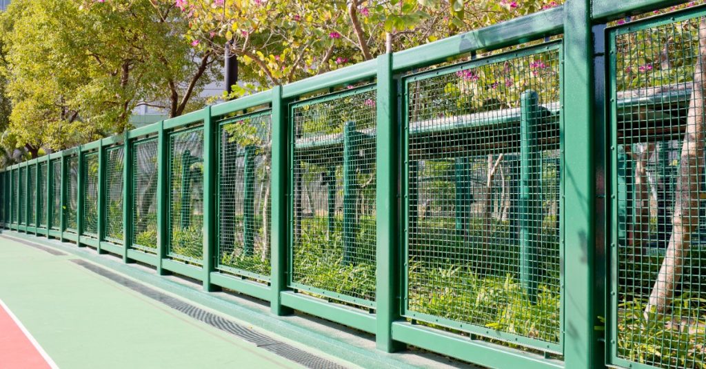 green fence