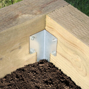 440mm x 95mm Sleeper Corner Support Spike - Galvanised - Image 3