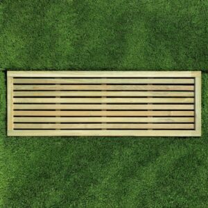 1.8m x 0.6m Slatted Fence Panel
