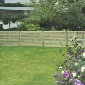 1.8m x 1.2m Slatted Fence Panel