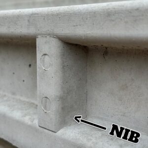 1.8m (6ft) Concrete Intermediate Fence Post - Image 2