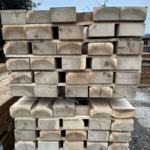 2.4m x 195mm x 100mm Oak Railway Sleepers - Image 3