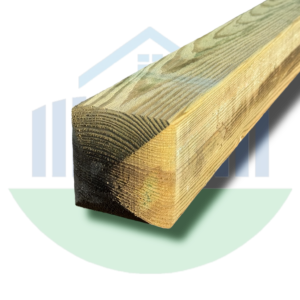 2.4m x 95mm x 95mm PAR Eased Edge Post - Pressure Treated Green